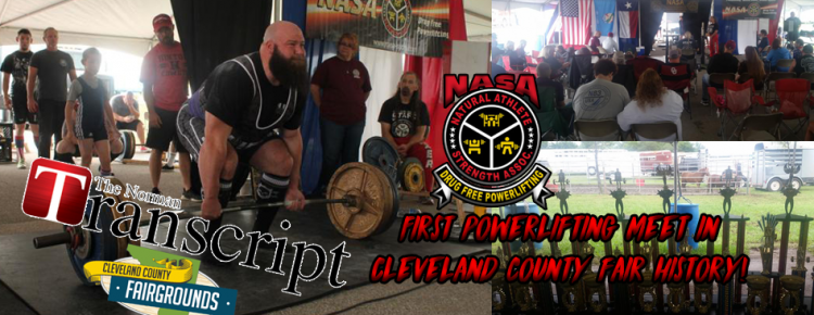First powerlifting meet in Cleveland County Fair history!